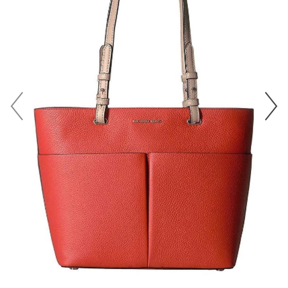 Michael Kors Bedford Medium Top Zip Pocket Tote - Terracotta - NWT - Picture 2 of 5